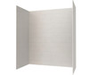Swanstone Modern Subway Tile Glue-Up Bathtub and Shower Wall Kit, 32 x 50 x 72, Birch