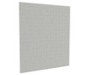 Swanstone Metro Subway Tile Glue Up Bathtub & Shower Wall Panel 62 x 72 Birch