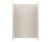 Swanstone Metro Subway Tile Glue-Up Bathtub and Shower Wall Kit 34x62x96 Bisque