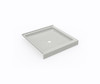 Swanstone 36x36 Corner Shower Pan with Center Drain, Birch