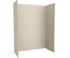 Swanstone® Modern Subway Tile Glue-Up Shower Wall Kit 30 x 62 x 84 Coastal Sands
