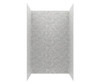 Swanstone Metro Subway Tile Glue Up Shower Wall Kit 32 x 50 x 84 Ice