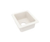 Swanstone US-1210 13 x 15 Undermount Entertainment Sink in Bisque