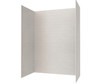 Swanstone Metro Subway Tile Glue-Up Bathtub & Shower Wall Kit, 36x62x84, Birch