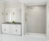 Swanstone Traditional Subway Tile Glue-Up Shower Wall Kit 34x50x96 Birch TSMK963450