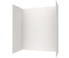 Swanstone SMMK72-3462 34 x 62 x 72 Smooth Glue-Up Tub Wall Kit in White