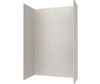 Swanstone Modern Subway Tile Glue-Up Shower Wall Kit 30 x 62 x 96 Birch