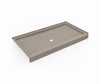 Swanstone SS-3260 32 x 60 Alcove Shower Pan with Center Drain, Limestone
