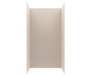 Swanstone Metro Subway Tile Glue-Up Shower Wall Kit, 32x50x96, Tahiti White