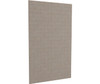 Swanstone Metro Subway Tile Glue-Up Bathtub and Shower Single Wall Panel, 50 x 84, Limestone