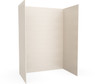 Swanstone Modern Subway Tile Glue-Up Shower Wall Kit 42x62x84 Mountain Mist