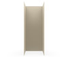 Swanstone SK-363696 36 x 36 x 96 Smooth Glue-Up Shower Wall Kit, Coastal Sands