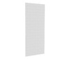 Swanstone Metro Subway Tile 32 x 72 Glue-Up Bathtub & Shower Wall Panel, White