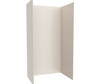 Swanstone Metro Subway Tile Glue-Up Shower Wall Kit 34 x 50 x 96 Bisque