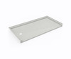 Swanstone SBF-3060LM/RM 30 x 60 Alcove Shower Pan with Right Hand Drain, Birch