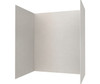 Swanstone Smooth Glue-Up Bathtub and Shower Wall Kit, 42" x 62" x 72", Birch
