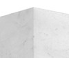 Swanstone Modern Subway Tile Glue-Up Shower Wall Kit 36x36x84 Carrara