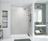 Swanstone Metro Subway Tile Glue-Up Bathtub and Shower Wall Kit 30x62x84 Birch