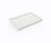 Swanstone SS-3248 32 x 48 Alcove Shower Pan with Center Drain, Ice