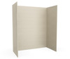 Swanstone Modern Subway Tile Glue-Up Tub Wall Kit 30x62x72 Coastal Sands