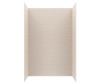 Swanstone Metro Subway Tile Glue-Up Bathtub and Shower Wall Kit, 30x62x96, Tahiti White