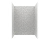 Swanstone Metro Subway Tile Glue-Up Bathtub and Shower Wall Kit 36x50x72 Ice