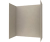 Swanstone SMMK72-3662 36 x 62 x 72 Smooth Glue-Up Tub Wall Kit, Limestone