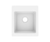 Swanstone SSUS-S 17 x 20 Dual Mount Small Bowl Utility Sink in White