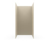 Swanstone SMMK72-3636 36 x 36 x 72 Smooth Glue-Up Bathtub and Shower Wall Kit, Coastal Sands