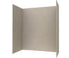 Swanstone Traditional Subway Tile Glue-Up Tub Wall Kit 30x62x72 Limestone TSMK723062.218