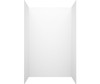 Swanstone SMMK84-3450 34x50x84 Smooth Glue-Up Shower Wall Kit, White