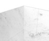 Swanstone Traditional Subway Tile Glue Up Shower Wall Kit 34 x 50 x 84 Carrara