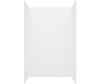 Swanstone Smooth Glue-Up Shower Wall Kit 36x50x84 Carrara SMMK84-3650