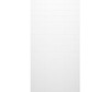 Swanstone Modern Subway Tile 42 x 72 Glue-Up Bathtub and Shower Wall Panel, White