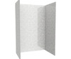 Swanstone Metro Subway Tile Glue-Up Shower Wall Kit 42×62×96 Ice
