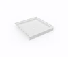 Swanstone SS-3636 36x36 Alcove Shower Pan with Center Drain, White