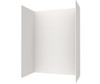 Swanstone TSMK84-3250 32 x 50 x 84 Traditional Subway Tile Glue-Up Shower Wall Kit, White