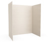 Swanstone Modern Subway Tile Glue-Up Bathtub and Shower Wall Kit, 36x36x72, Mountain Mist