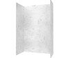 Swanstone Smooth Glue-Up Tub Wall Kit 34 x 62 x 96 Carrara