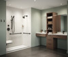 Swanstone Traditional Subway Tile Glue-Up Shower Wall Kit 34x62x84 Coastal Sands
