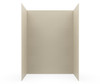 Swanstone Traditional Subway Tile Glue-Up Shower Wall Kit 34x62x84 Coastal Sands