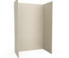 Swanstone Traditional Subway Tile Glue-Up Shower Wall Kit 34x42x96 Coastal Sands