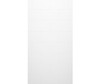 Swanstone Traditional Subway Tile Glue-Up Bathtub & Shower Wall Panel 42x72 White