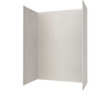 Swanstone Traditional Subway Tile Glue-Up Shower Wall Kit 34 x 50 x 84 Birch