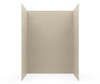 Swanstone Traditional Subway Tile Glue-Up Shower Wall Kit 34x50x84 Coastal Sands