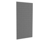 Swanstone Metro Subway Tile 38 x 72 Glue-Up Bathtub & Shower Wall Panel, Ash Gray