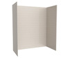 Swanstone Metro Subway Tile Glue-Up Tub Wall Kit 32x62x72 Bisque MTMK723262
