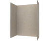 Swanstone Metro Subway Tile Glue-Up Shower Wall Kit 34x50x84 Limestone