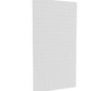 Swanstone Metro Subway Tile 42x96 Glue Up Bathtub & Shower Wall Panel White