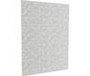 Swanstone Metro Subway Tile Glue-Up Bathtub and Shower Wall Panel 62 x 84 Ice